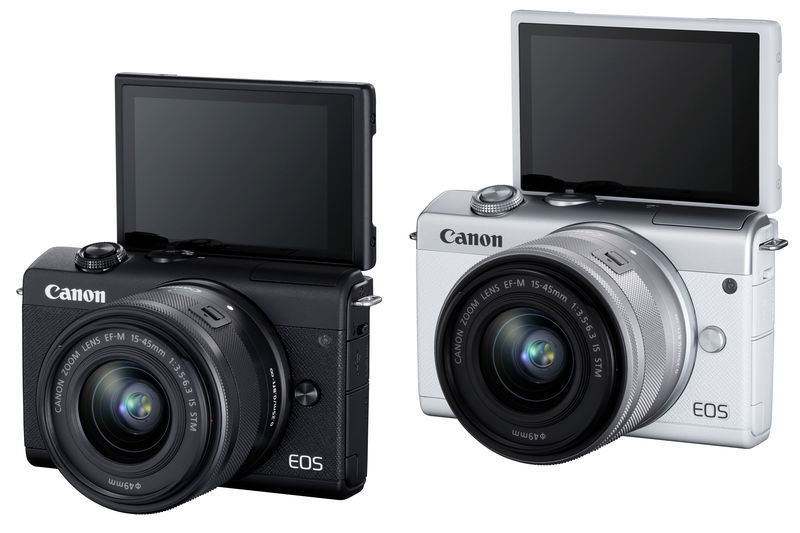 Canon EOS M200 in schwarz & weiß