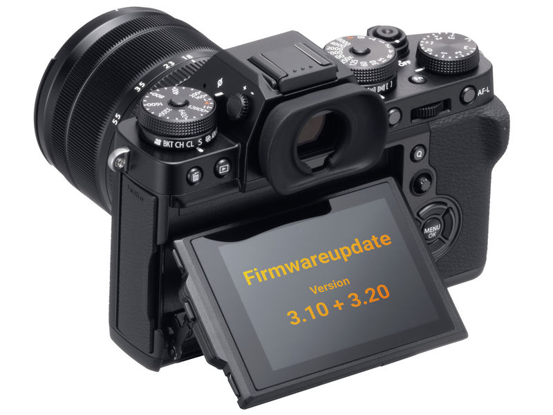 Fujifilm X-T3 Firmwareupdate auf Version 3.10 & 3.20 (Symbolbild