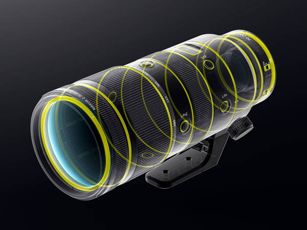 Staub- & Spritzwasserschutz am Nikon NIKKOR Z 70-200 mm f/2.8 VR S – Bild: Nikon Staub- & Spritzwasserschutz am Nikon NIKKOR Z 70-200 mm f/2.8 VR S – Bild: Nikon