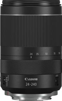 Canon RF 24-240 mm f/4.0-6.3 IS USM in schwarz von oben
