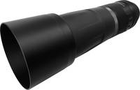 Canon RF 800 mm f/11.0 IS STM in schwarz mit Gegenlichtblende von schräg vorne links Canon RF 800 mm f/11.0 IS STM in schwarz mit Gegenlichtblende von schräg vorne links