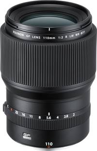 Fujifilm FUJINON GF 110 mm F2 LM WR in schwarz von oben