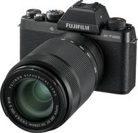 Fujifilm FUJINON XC 50-230 mm F4.5-6.7 OIS in schwarz an X T100 von vorne links