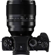 Fujifilm FUJINON XF 50 mm F1 R WR in schwarz an X T4 von oben