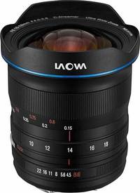 Laowa 10-18 mm F4.5-5.6 Zoom in schwarz von schräg oben