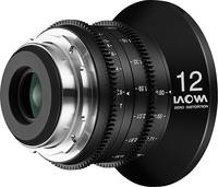 Laowa 12 mm T2.9 Zero-D Cine in schwarz von hinten rechts