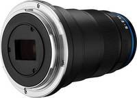 Laowa 25 mm F2.8 Ultra Macro 2.5-5x in schwarz von schräg hinten rechts