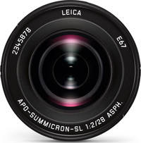 Leica APO-Summicron-SL 1:2/28 mm Asph. Vorderansicht