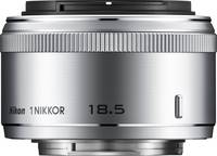 Nikon 1 NIKKOR 18,5 mm 1:1.8 in silber von oben
