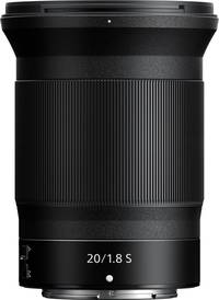 Nikon NIKKOR Z 20 mm 1:1.8 S in schwarz von oben