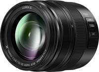 Panasonic Lumix G X Vario 12-35 mm F2.8 Asph. Power OIS (Rev. 2017) (H-HSA12035E) in schwarz von vorne links
