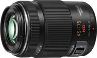 Panasonic Lumix G X Vario PZ 45-175 mm F4.0-5.6 Asph. (H-PS45175E) in schwarz von vorne links