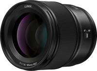 Panasonic Lumix S 85 mm F1.8 (S-S85) in schwarz von vorne links