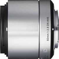 Sigma 60 mm F2.8 DN Art in silber von links Sigma 60 mm F2.8 DN Art in silber von links