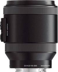 Sony E PZ 18-200 mm F3.5-6.3 OSS (SELP18200) in schwarz von oben