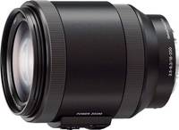 Sony E PZ 18-200 mm F3.5-6.3 OSS (SELP18200) in schwarz von vorne links