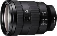 Sony FE 24-105 mm F4 G OSS (SEL24105G) in schwarz von vorne links Sony FE 24-105 mm F4 G OSS (SEL24105G) in schwarz von vorne links