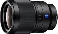 Sony Zeiss Distagon T* FE 35 mm F1.4 ZA (SEL35F14Z) in schwarz von vorne links