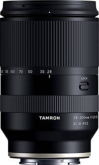 Tamron 28-200 mm F/2.8-5.6 Di III RXD (A071) in schwarz von oben