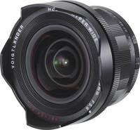 Voigtländer Hyper Wide Heliar 10 mm / 1:5.6 Asph. in schwarz von vorne links