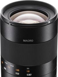 Walimex pro 100/2.8 Makro in schwarz von vorne oben Walimex pro 100/2.8 Makro in schwarz von vorne oben