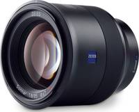 Zeiss Batis 1.8/85 in schwarz von vorne links
