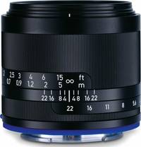 Zeiss Loxia 2/35 in schwarz von oben Zeiss Loxia 2/35 in schwarz von oben