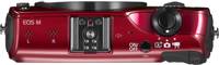 Canon EOS M in rot von oben Canon EOS M in rot von oben