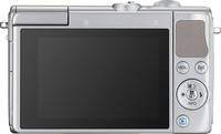 Canon EOS M100 in grau von hinten