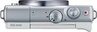 Canon EOS M100 in weiß von oben