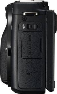 Canon EOS M3 in schwarz von links