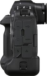 Canon EOS R1 in schwarz von links