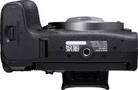 Canon EOS R10 in schwarz von unten Canon EOS R10 in schwarz von unten