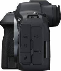 Canon EOS R6 Mark II in schwarz von links