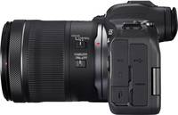 Canon EOS R6 in schwarz mit RF 24-105mm F4 L von links Canon EOS R6 in schwarz mit RF 24-105mm F4 L von links