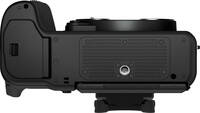 Fujifilm GFX 50S II in schwarz von unten Fujifilm GFX 50S II in schwarz von unten