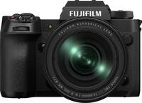Fujifilm X-H2 in schwarz mit Fujinon XF16-80mm F4 R OIS WR von vorne Fujifilm X-H2 in schwarz mit Fujinon XF16-80mm F4 R OIS WR von vorne