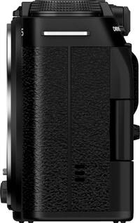 Fujifilm X-M5 in schwarz von links