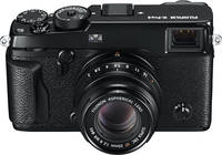 Fujifilm X-Pro2 in schwarz mit XF35 von vorne oben Fujifilm X-Pro2 in schwarz mit XF35 von vorne oben