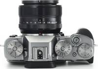 Fujifilm X-T2 in Graphite Silver mit XF18-55 von oben