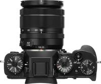 Fujifilm X-T2 in schwarz mit XF18-55 von oben