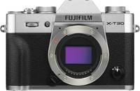 Fujifilm X-T30 in silber von vorne