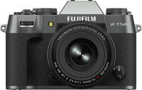 Fujifilm X-T50 in anthrazit mit Fujinon XF16-50mm F28-48 R LM WR von vorne Fujifilm X-T50 in anthrazit mit Fujinon XF16-50mm F28-48 R LM WR von vorne