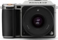 Hasselblad X1D 50C in silber mit XCD 45mm von vorne Hasselblad X1D 50C in silber mit XCD 45mm von vorne