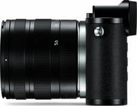 Leica CL (Typ 7323) in schwarz mit Vario Elmarit TL 18-56 mm von links