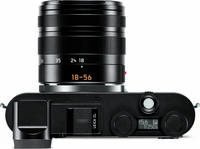 Leica CL (Typ 7323) in schwarz mit Vario Elmarit TL 18-56 mm von oben