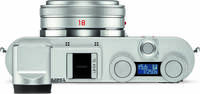Leica CL (Typ 7323) in silber mit Vario Elmarit TL 18mm von oben