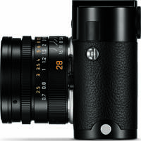 Leica M-D (Typ 262) in schwarz mit Summicron M 28mm von links Leica M-D (Typ 262) in schwarz mit Summicron M 28mm von links