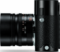 Leica M-P (Typ 240) in schwarz mit Summicron m 50mm von links Leica M-P (Typ 240) in schwarz mit Summicron m 50mm von links