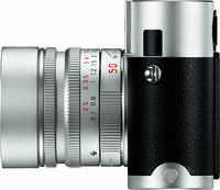 Leica M (Typ 240) in silber mit Summicron m 50mm von links